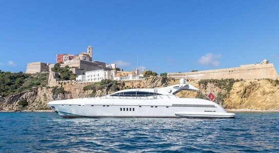  Mangusta 108 rental in Ibiza | Windrose